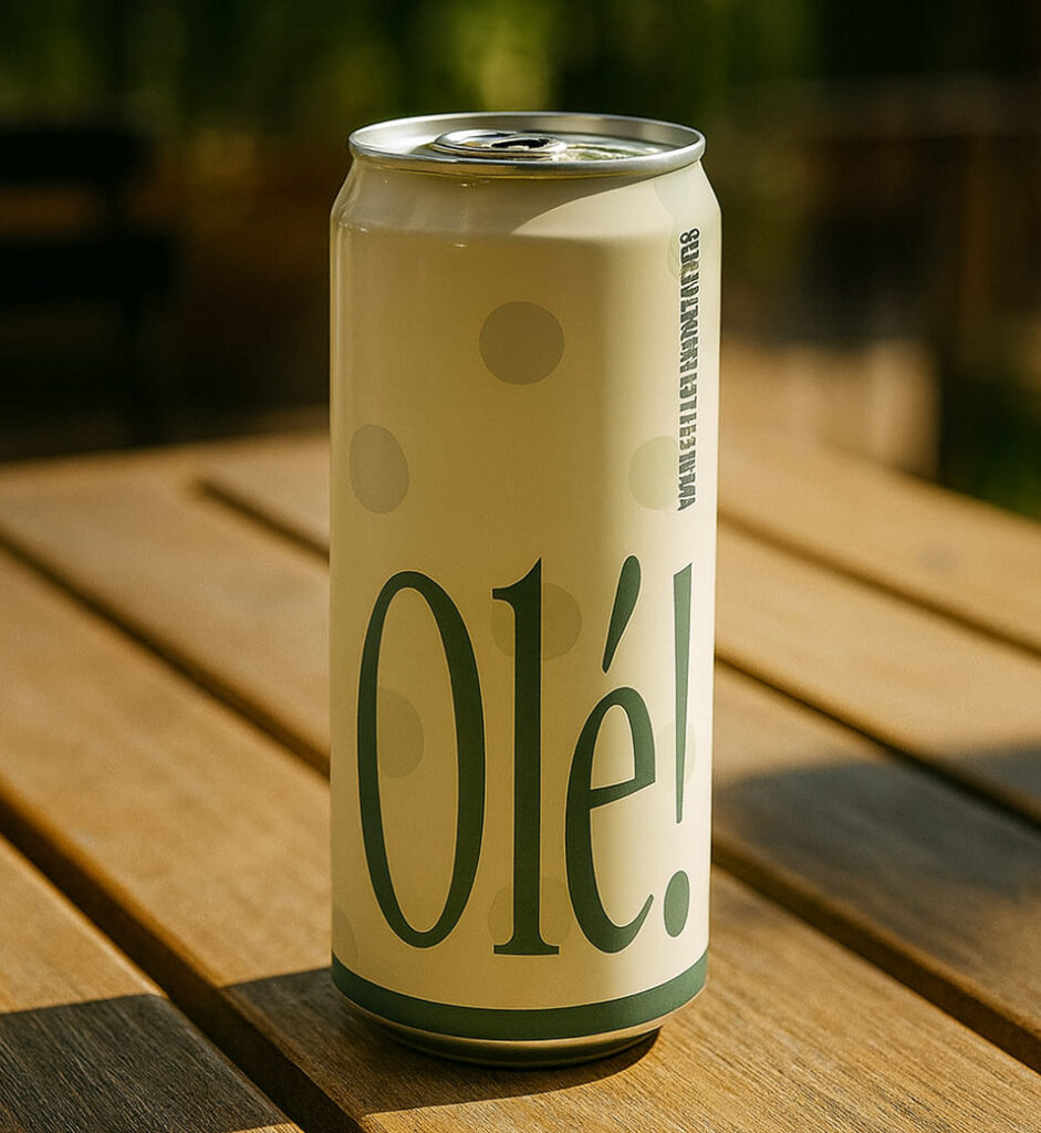 OLÉ! - VINO BLANCO EN LATA